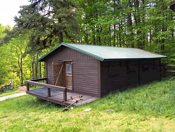 A boy's cabin in the Roosevelt Village