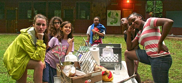 Ready for Cabin Day cook out.