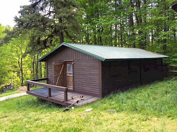 A boys cabin in the Roosevelt Village