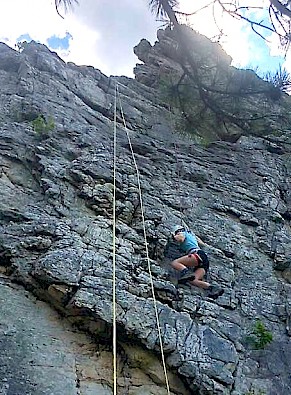 Climbing Seneca Rocks, West Virginia